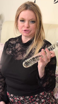 Glass Dildo Squirting with Summer Angel Lee