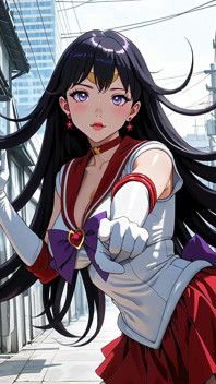 Sailor Mars' Fire Kiss of Desire (parodie) - Ai-generat