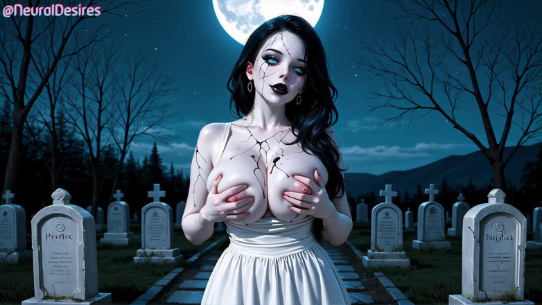 Neural Desires: Banshee of the Moonlit Graves ~ Ai-generated