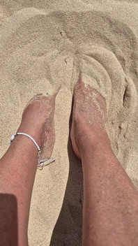 Pés na areia!