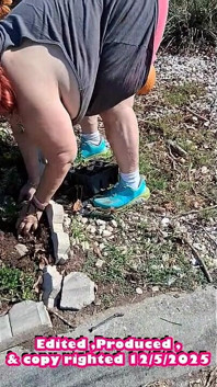 Nurse Vicki Is Sweating in the Garden