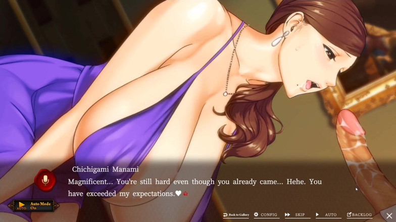 NSFWOtaku: Hentai oyunu - profesyonel gırtlağına kadar alma performansı - devasa göğüslü orta...