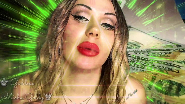 Goddess Misha Goldy: Заворожуюча фінансова HFO &amp; зоровий контакт &amp; asmr! Приходьте до фінансової руїни!