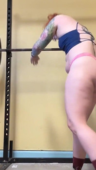 Butt Clenching Leg Day Squats and Deadlifts Powerlifting Barbell Workout