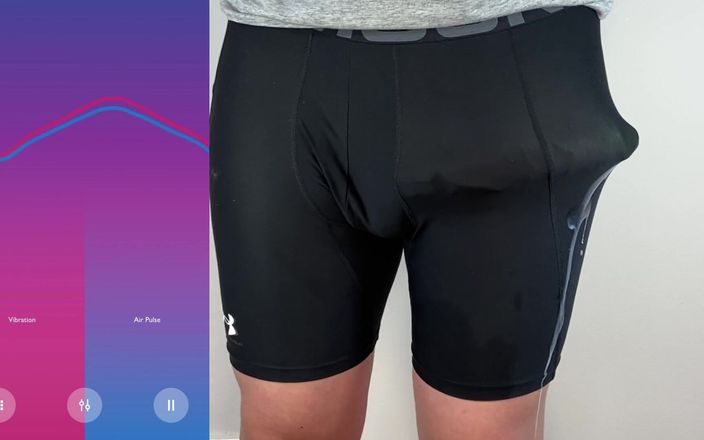 Lucas Nathan King: Riesiger schwanz ohne hände, anal-vibrator, abspritzen in engen hosen
