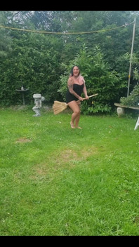 Me Just Being an Idiot Again!! Flying My Broom