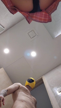 Wrestler in Toilet