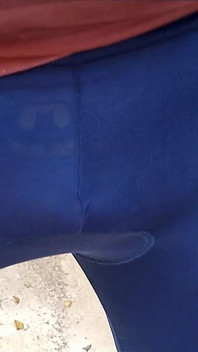Blue Spandex Suit