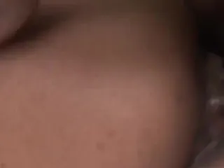 Black Market: Cute Ebony Chubby Creamed on Ass