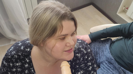 Peach Desert: Cuckold watches his slut wife
