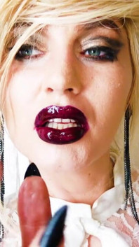 Wet Lipstick Kisses