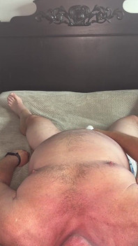 Stroking and Busting While Fantasizing