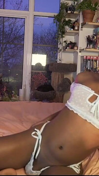 TS Camgirl Vanniall Orgasm and Cum Play, Huge Cock and Sticky Fingers