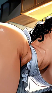 Arrapata milf messicana scopa ragazzo delle consegne in cucina - Hentai senza censure - Ai