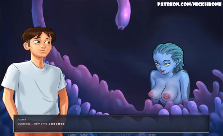 Cartoon Universal: Saga letnia część 5 - Aqua blowjob (Espanol sub)