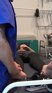 Doctor Worships Patients Feet and Eats Cum From Feet