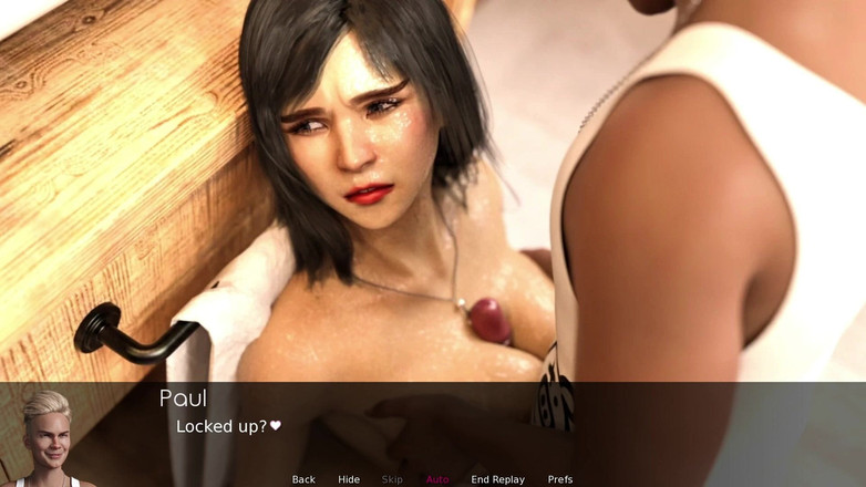 Porngame201: LISA #32 - Sprcha s Paulem - Porno hry, 3D Hentai, Hry pro dospělé, 60...