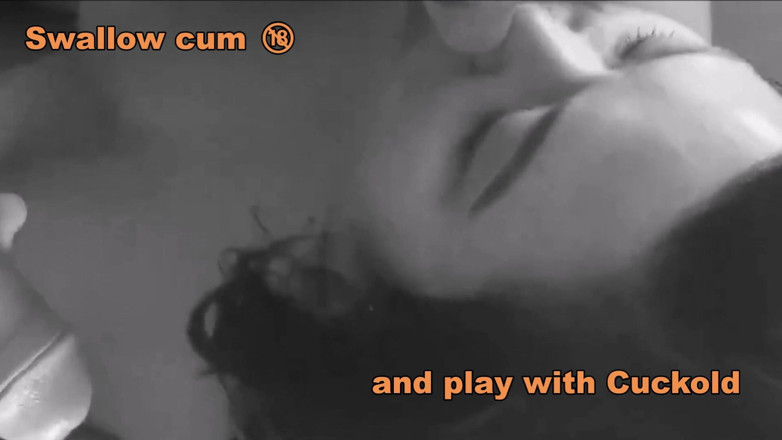 Cuckoby: व्यभिचारी पति के सामने वीर्य निगलना