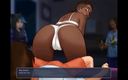 Cartoon Play: Summertime saga part 210 - booty shake black teacher