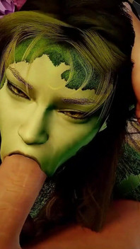 Seksi dryad bakış açısıyla yarak emiyor