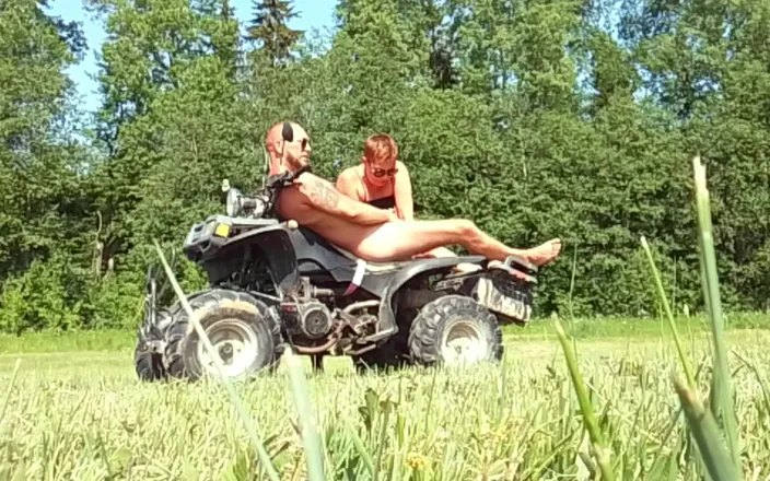 Crazyfamily 1970: Took My Stepmom for a Ride on an Atv and...