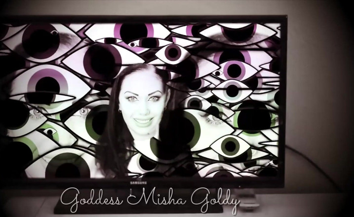 Goddess Misha Goldy: 哀れな孤独なジャーカホリックに屈辱的なJOI!