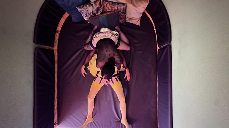 MissAlessaMilano: Nylon Fetish From Above View