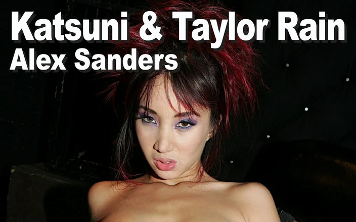 Picticon bondage and fetish: Katsuni и Taylor Rain и Alex Sanders: БДСМ, горло, анал, камшот на лицо