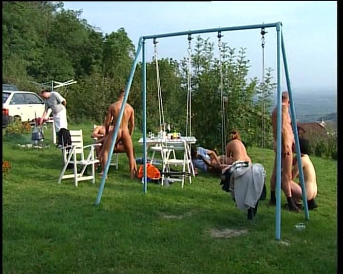 Deutsche Madchen: German Ladies Are Here to Please Two Guys in Outdoor...