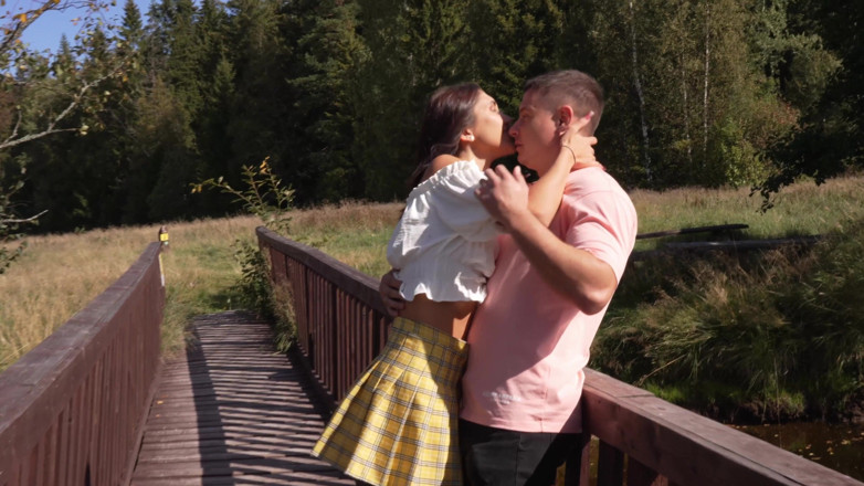 Murkovski: Picnic,sex and Cum on Ass on a Warm Sunny Day