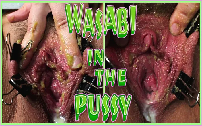 SADOFILMMAKERS: Pussy Masturbation with Wasabi Paste - Naughty Masochist