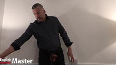 EnglishLeathermaster: Učitelka používá masturbátor a dává JOI