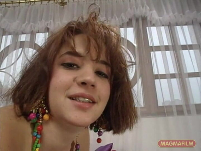 Magmafilm: Cute Teen in Jeans with Firm Boobs