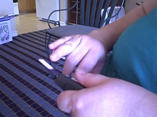 BBW nurse Vicki adventures with friends: I file my nails and push back cuticles