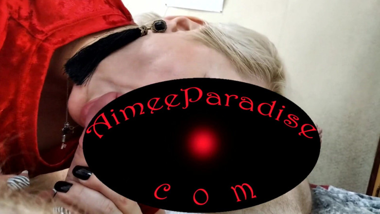 AimeeParadise: 痴女妻にペニスを唇に当てて顔面にザーメンを叩きつける!