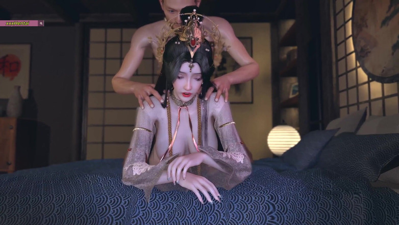 Soiyu Hentai: Ангел королевы с греховными изгибами - 3D анимация