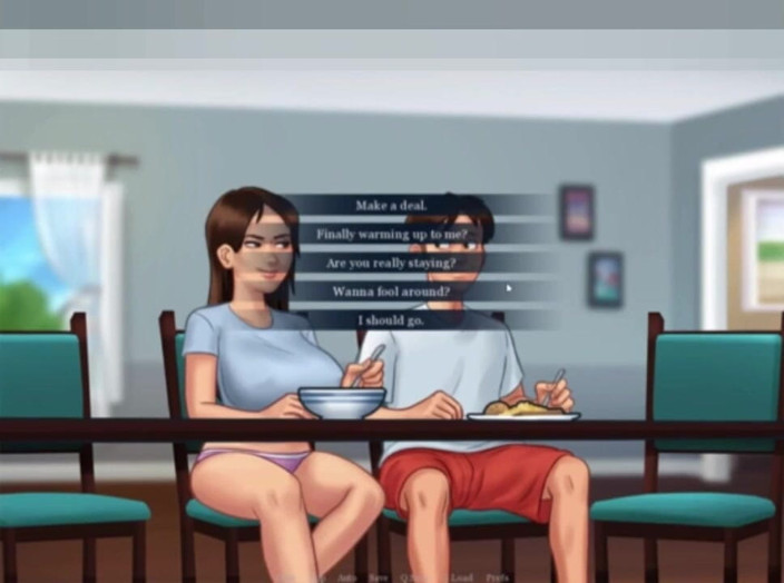 3DXXXTEEN2 Cartoon: Mereka suka bersendirian di rumah. Seks kartun lucah 3D