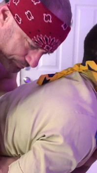 Boy Scout Earns His Breeding Badge