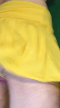 Yellow Miniskirt with Yellow Shorts