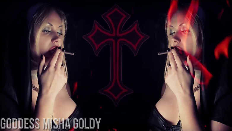 Goddess Misha Goldy: Tu seras en enfer si je suis ta raison de...
