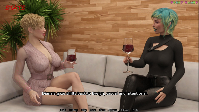 Porny Games: The Adored Marriage by Simbaclaw - Girls Night, Three Ladies Sharing...