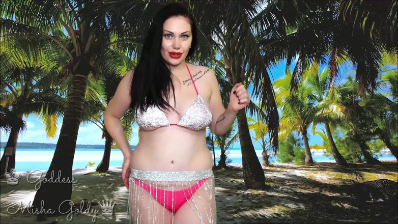 Goddess Misha Goldy: Ti trasformerò nel mio straccio dipendente! Ti posserò completamente