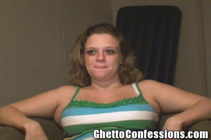 Ghetto Confessions: Pregnant White Bitch Black Cock Lover 3 Baby Daddies Blowjob Swallow