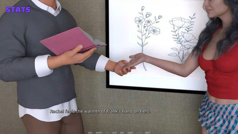 Adultgameplayvideos studio: Harmony Haven - kapitel 1 - Frank imponerade på Rachel med hans ord