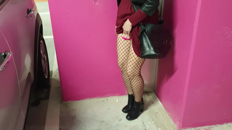 Miss Creamy: Remote Vibrator in the Mall I Control the Teacher's Pussy...