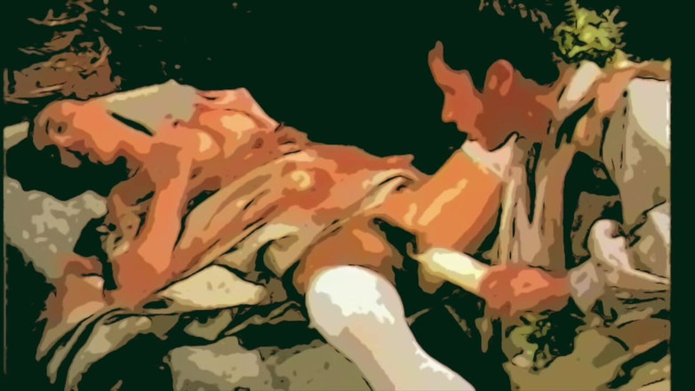 Classic porn cartoon: Красивая Кармен: Hey мастурбирует вчера с Vegeta, а затем эй дает ей член