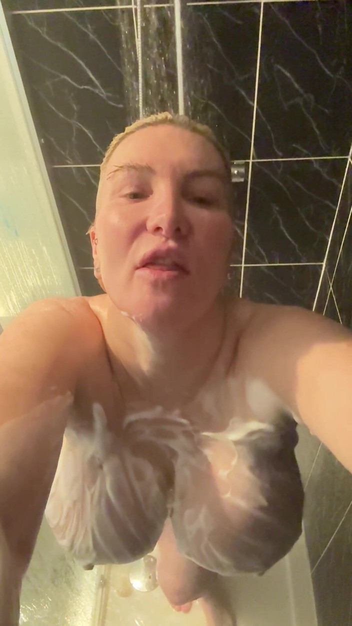 Sophie James: POV: Caught in the Shower…fuck My 34jj Tits!