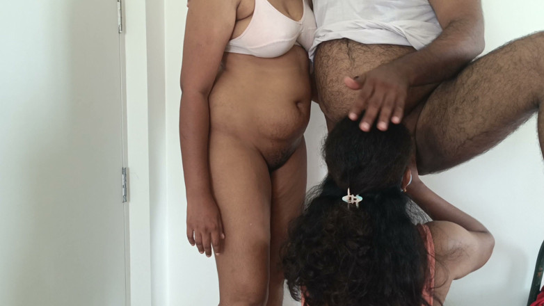 Wonder: Wife and Stepsister Sucking Competition