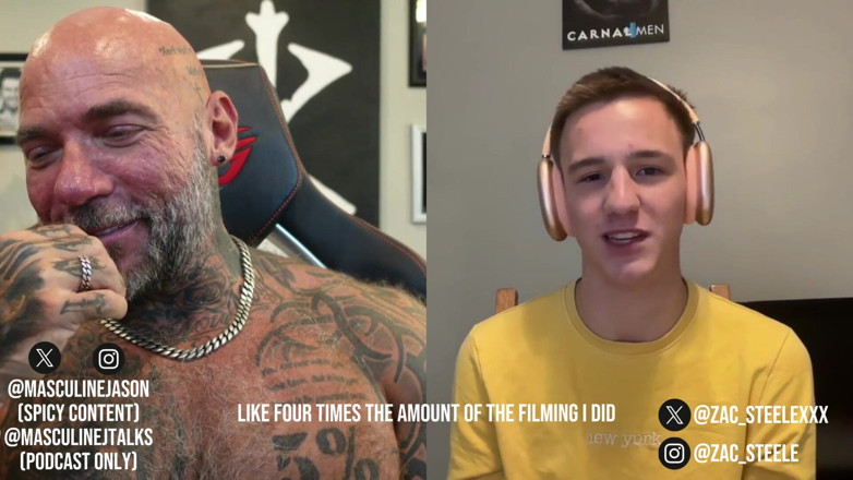 Raw and Uncensored with Masculine Jason: Pornohvězda zpověď - Zac Steele epizoda 190