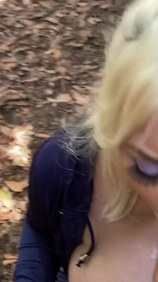 Juan Lucho: Argentinian Blonde Sucks Cock in the Forest